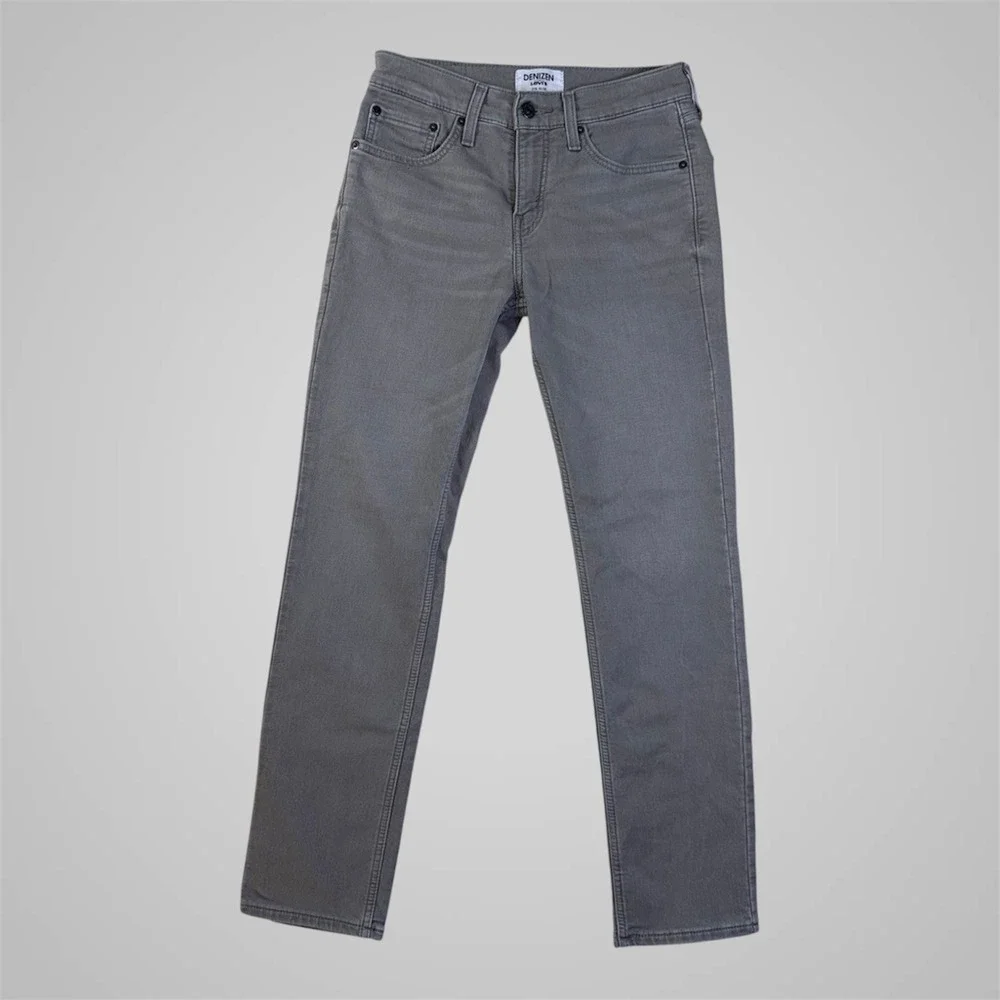 Denizen from Levis 216 Slim Fit Light Gray Jeans Mens W28 L30‎ Stretch Denim